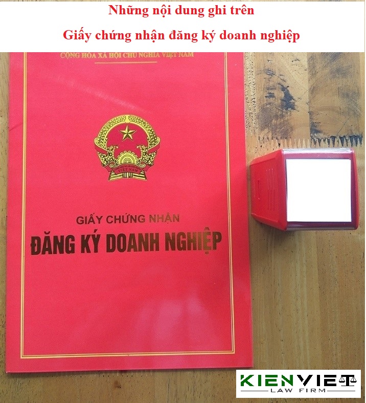 Mẫu Giấy chứng nhận đăng ký doanh nghiệp