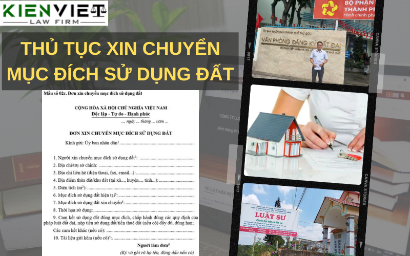 Thủ tục chuyển mục đích sử dụng đất