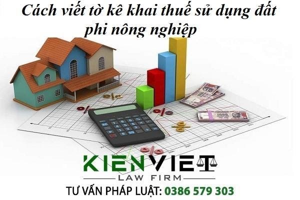 cách viết tờ khai thuế sử dụng đất phi nông nghiệp