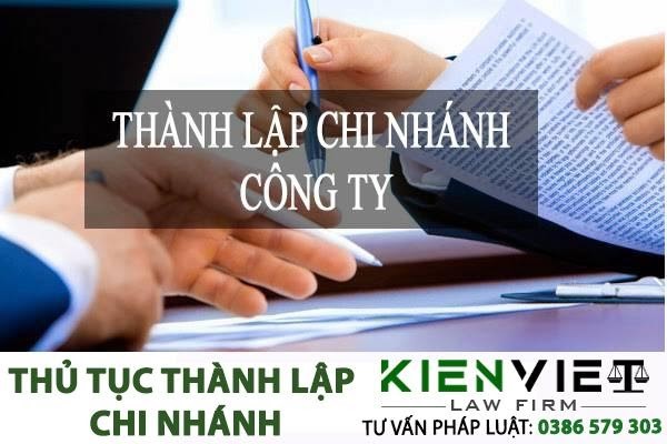 thủ tục thành lập chi nhánh công ty