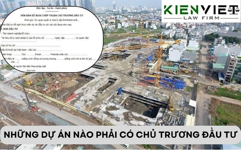 Những dự án nào phải có chủ trương đầu tư
