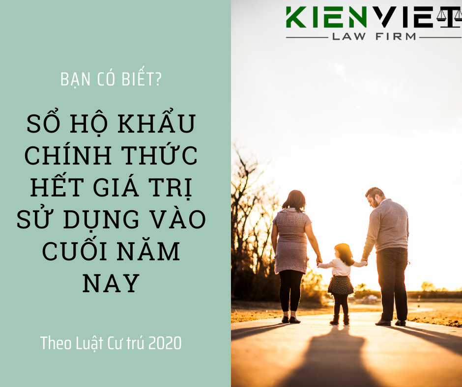 SỔ HỘ KHẨU, SỔ TẠM TRÚ CHÍNH THỨC HẾT GIÁ TRỊ SỬ DỤNG TỪ 01/01/2023