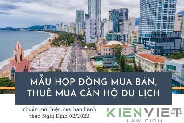 Mẫu hợp đồng mua bán, thuê mua căn hộ du lịch