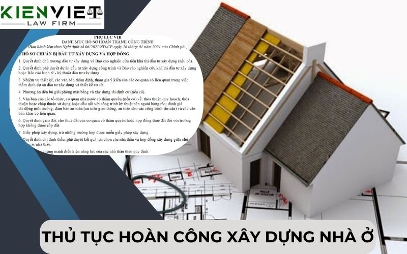 Thủ tục hoàn công xây dựng nhà ở