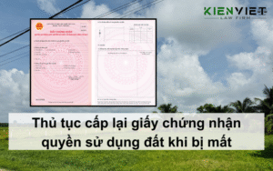 Thủ tục cấp lại giấy chứng nhận quyền sử dụng đất