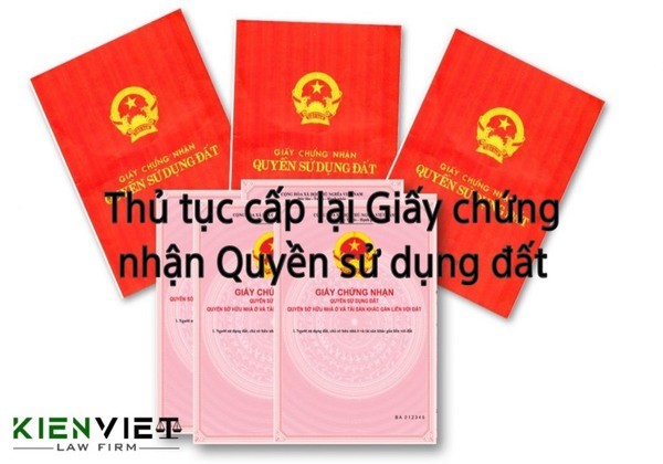 Thủ tục cấp lại Giấy chứng nhận Quyền sử dụng đất