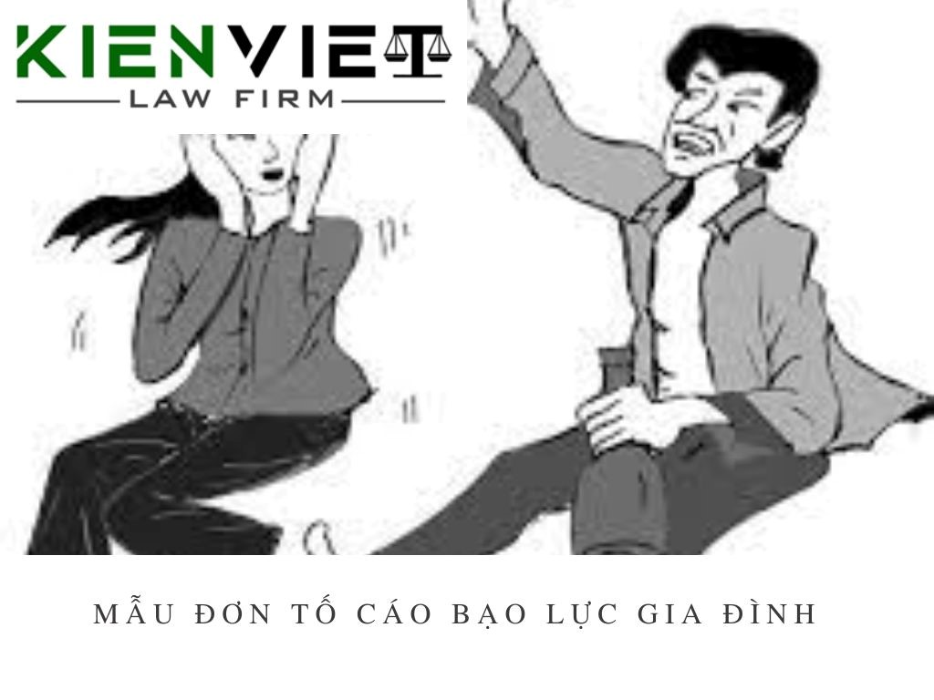 Mẫu đơn tố cáo bạo lực gia đình