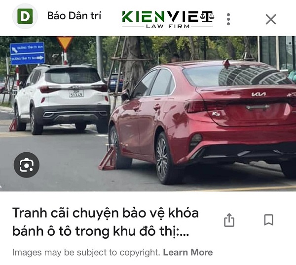 Bảo vệ có quyền khoá bánh xe đỗ sai trong khu chung cư, khu đô thị không?