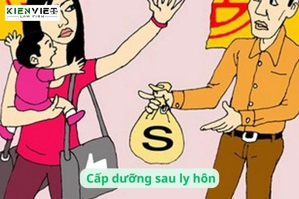 Chu cấp tiền cho con sau ly hôn