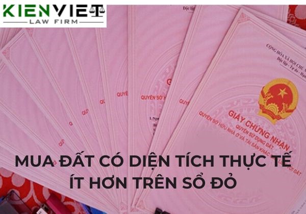 Cách giải quyết diện tích đất trên thực tế ít hơn trên sổ đỏ