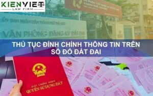Thủ tục đính chính thông tin trên sổ đỏ