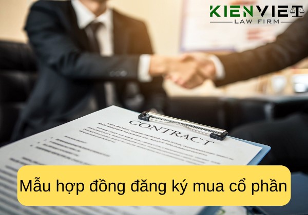 Mẫu hợp đồng đăng ký mua cổ phần