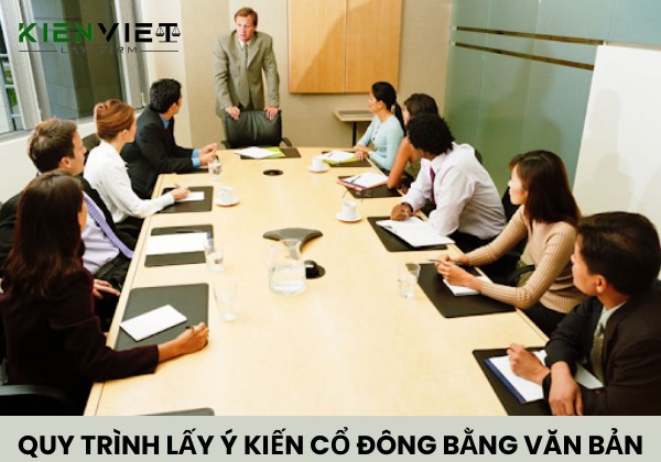 Quy trình lấy ý kiến cổ đông bằng văn bản