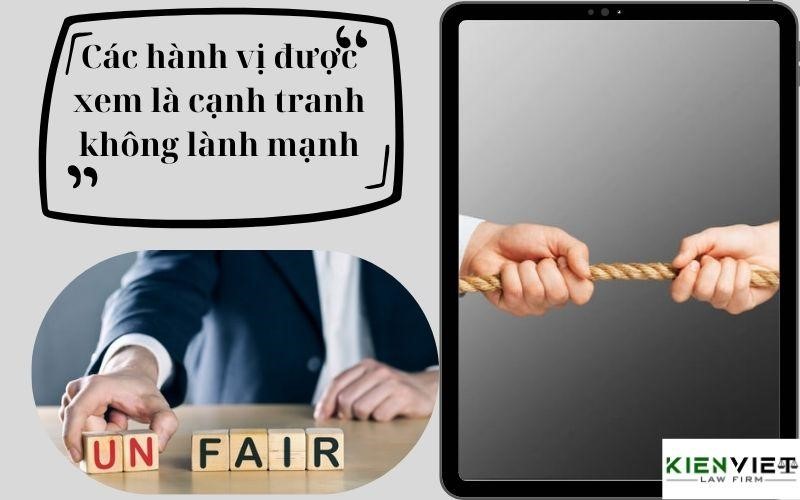 Các hành vi được xem là cạnh tranh không lành mạnh