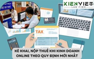 Kê khai, nộp thuế khi kinh doanh online từ năm 2025