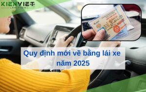 Quy định mới về bằng lái xe năm 2025