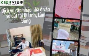 Thủ tục nhập nhà ở vào sổ đất