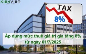 Áp dụng mức thuế giá trị gia tăng 8%