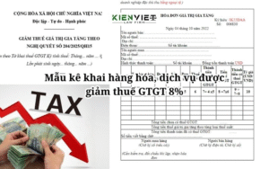 Mẫu kê khai hàng hoá dịch vụ được giảm thuế GTGT 8%