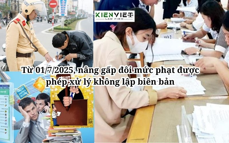 Nâng gấp đôi mức phạt được phép xử lý không lập biên bản