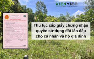 Thủ tục cấp giấy chứng nhận quyền sử dụng đất lần đầu cho cá nhân và hộ gia đình