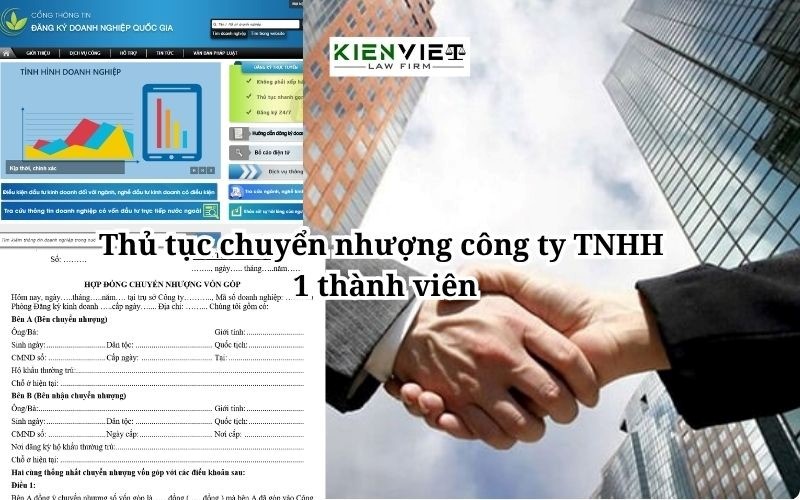 Thủ tục chuyển nhượng công ty TNHH Một thành viên