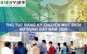 Thủ tục đăng ký chuyển mục đích sử dụng đất