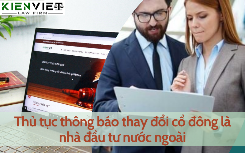 Thông báo thay đổi cổ đông là nhà đầu tư nước ngoài