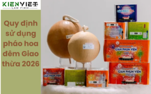 Quy định về sử dụng pháp hoa đêm giao thừa