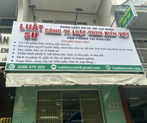 Luật Kiến Việt chi nhánh Bảo Lộc
